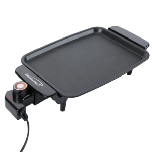 Brentwood TS-810 Electric Griddle with Ceramic Non-Stick, Adjustable Temperature, and Cool Touch Handles, 12 x 10 Inch, Black