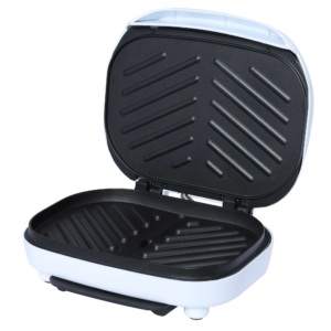 Brentwood TS-605 2-Serving Non-Stick 750w Indoor Electric Grill and Panini Press, White