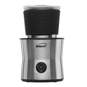 Brentwood GA-402S Cordless Electric Milk Frother, Warmer, and Hot Chocolate Maker, 440ml Capacity, Stainless Steel