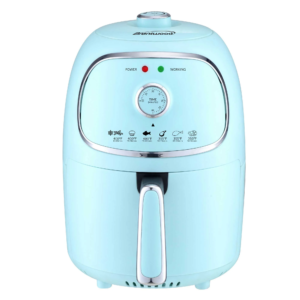 Brentwood AF-202BL 2-Quart Small Electric Air Fryer, Timer & Temp. Control, Blue
