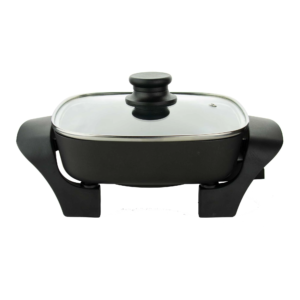 Brentwood SK-46 8-Inch Non-Stick Electric Skillet with Glass Lid, Black