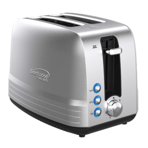 Brentwood Select TS-227S Extra Wide Slot 2-Slice Toaster, Stainless Steel